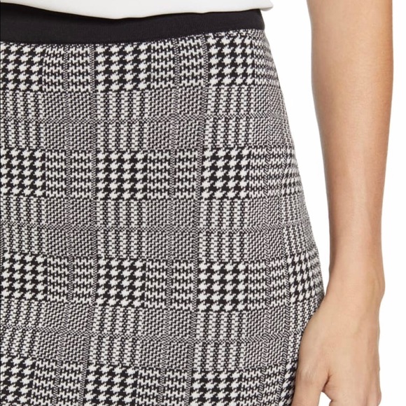 Vince Camuto Plaid Sweater Skirt S - Picture 4 of 9